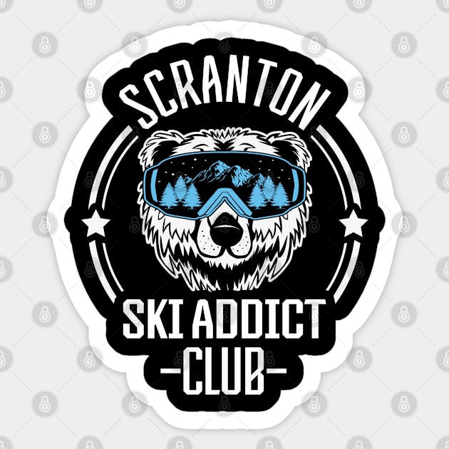 Scranton ski club Sticker by NeedsFulfilled